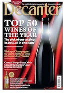 Decanter January 2014 cover Decanter January 2014 cover
